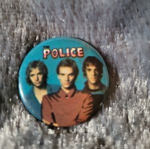Vintage The Police band pin